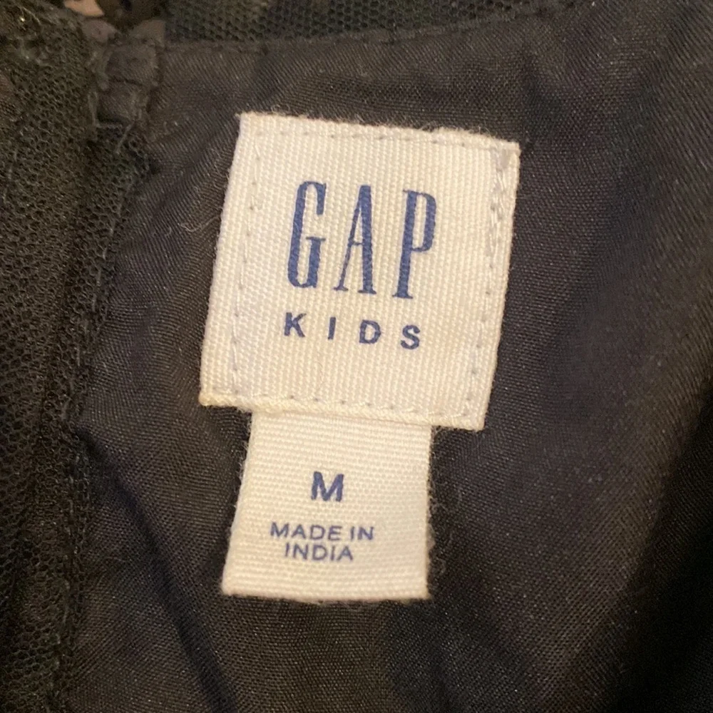 Gap Kids Sequins Black mini shift dress. Size M